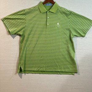 Fairway and Greene Pureformance Polo Shirt Mens Large Green Golf Adult